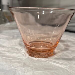 Elegant Pink Glass Tumbler
